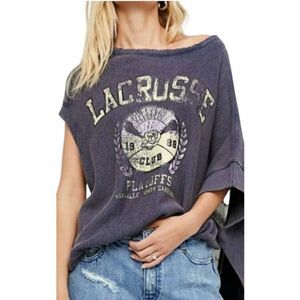 FREE PEOPLE Lacrosse Oversized‎ Sweat Shirt Tunic - Size Small